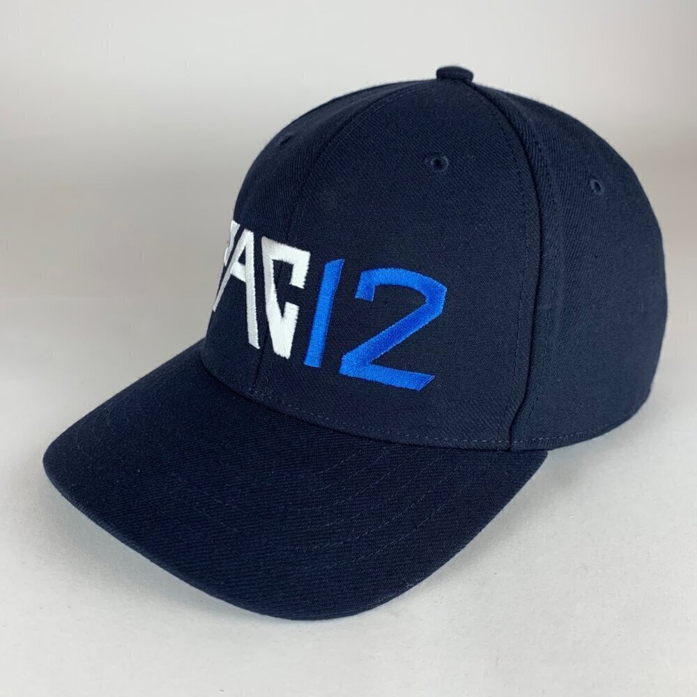Pac 12 Navy Blue Richardson Ump 540 Fitted Hat Mens 7 1/2